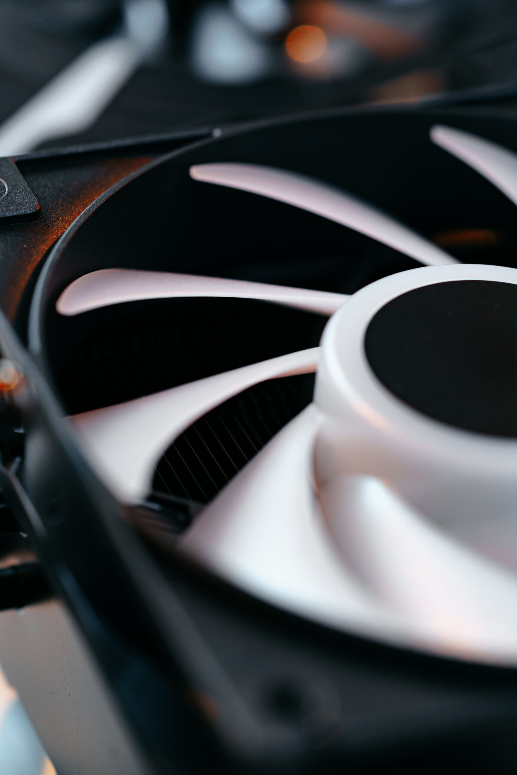 Close up photo of a cooler computer fan